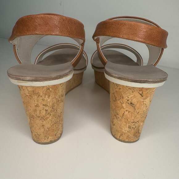 Coclico Mandrake wedge sandal, tan, size EU 39 - Picture 5 of 10